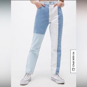 Pacsun Eco Hopper Patch Mom Jeans